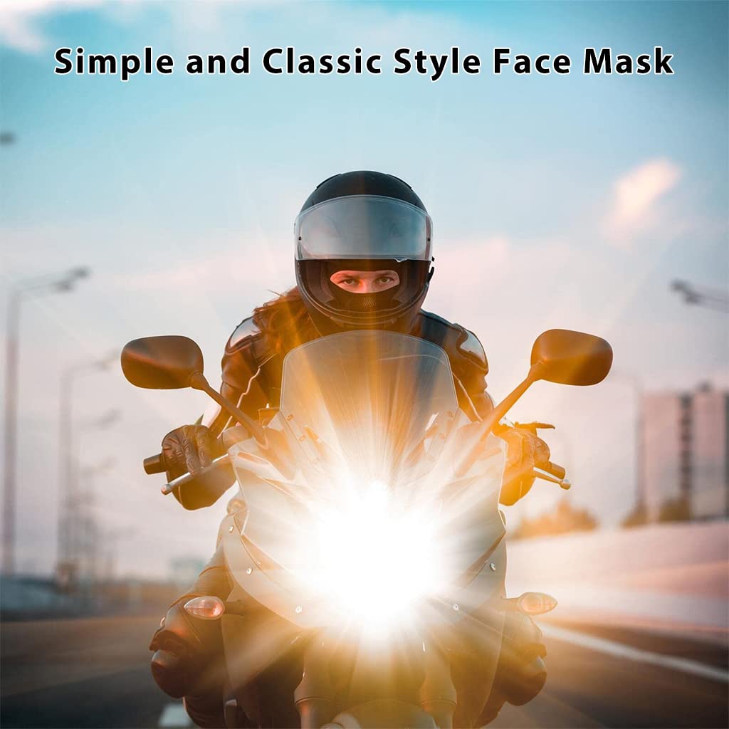 Proberos 3Pcs Balaclava for Men Women, Breathable Bandana for Dust Protection & Sun Anti Bacterial Multipurpose Headband for Cycling Skiing Outdoor Activities Black Proberos 3Pcs Balaclava for Men Women, Breathable Bandana for Dust Protection & Sun Anti Bacterial Multipurpose Headband for Cycling Skiing Outdoor Activities Black